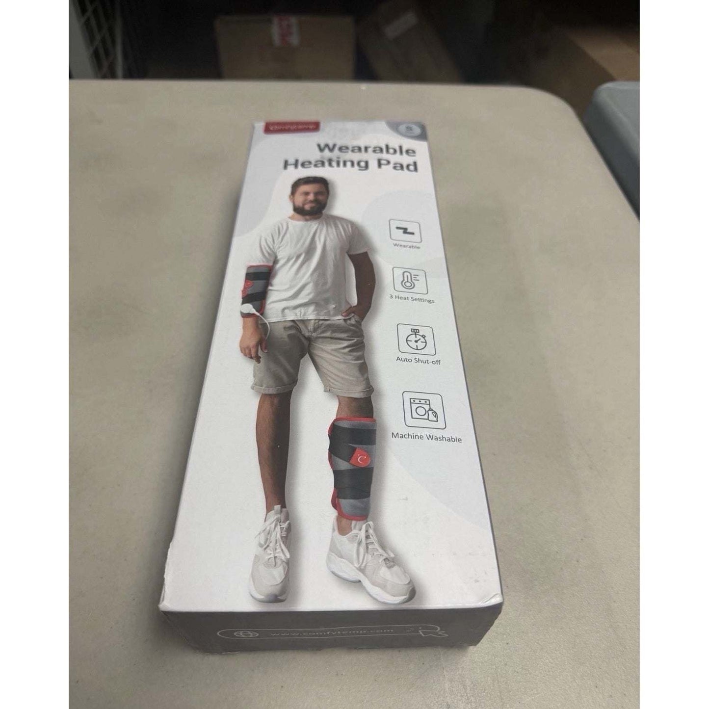 Leg Heating Pad Wearable Heat Pad  for Leg and Calf Electric Heat Wrap SMALL
