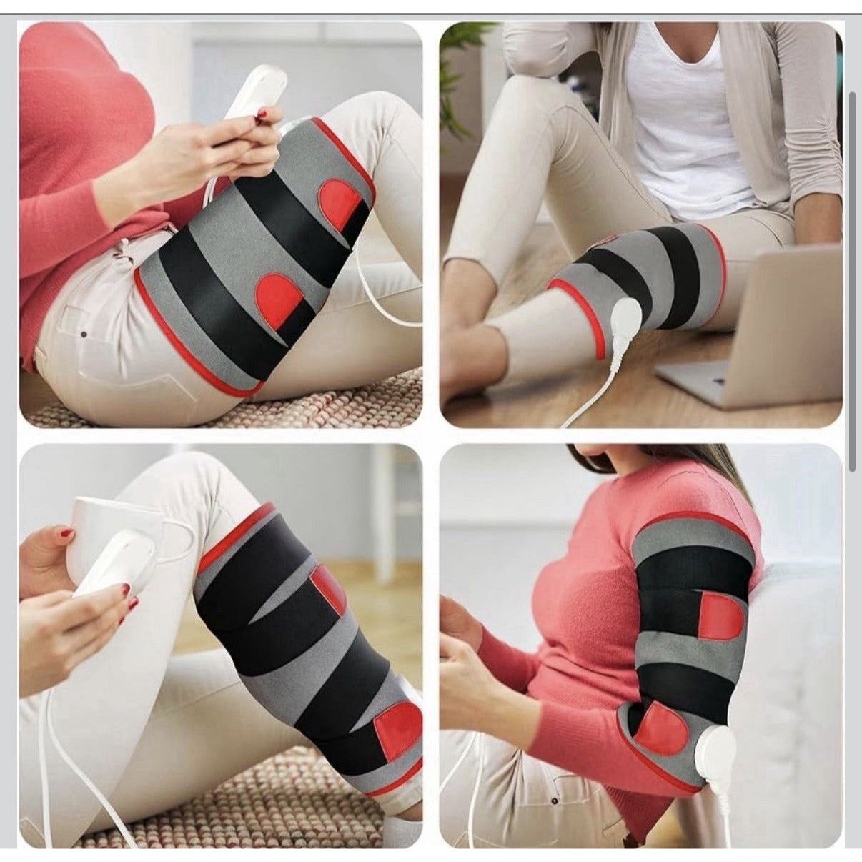 Leg Heating Pad Wearable Heat Pad  for Leg and Calf Electric Heat Wrap SMALL