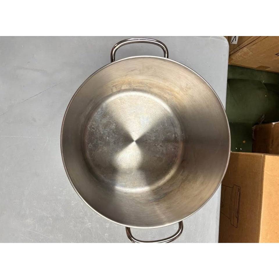 USED Farberware Classic Series 12 Quart Large Stainless Steel Stockpot with Lid, Induction Compatibl