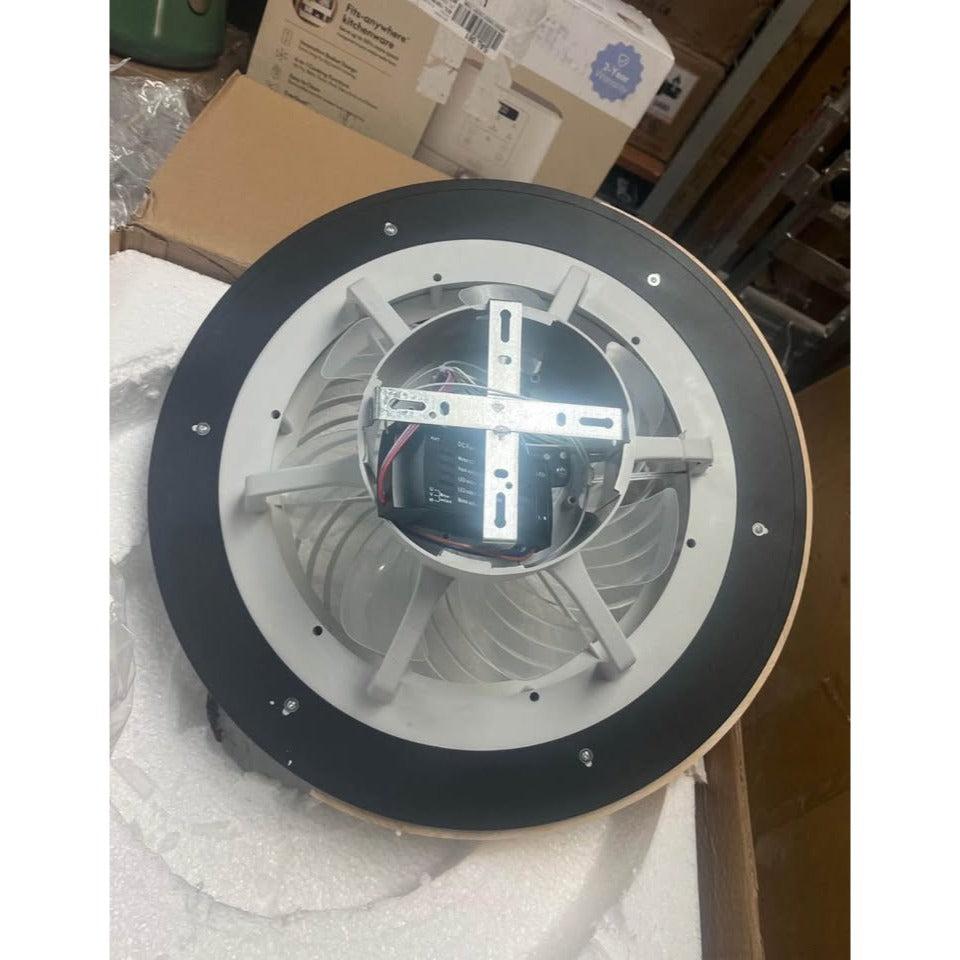 USED "Orren Ellis Blodgett 19.75”- Blade LED Smart Bladeless Ceiling Fan with Remote Control and Lig