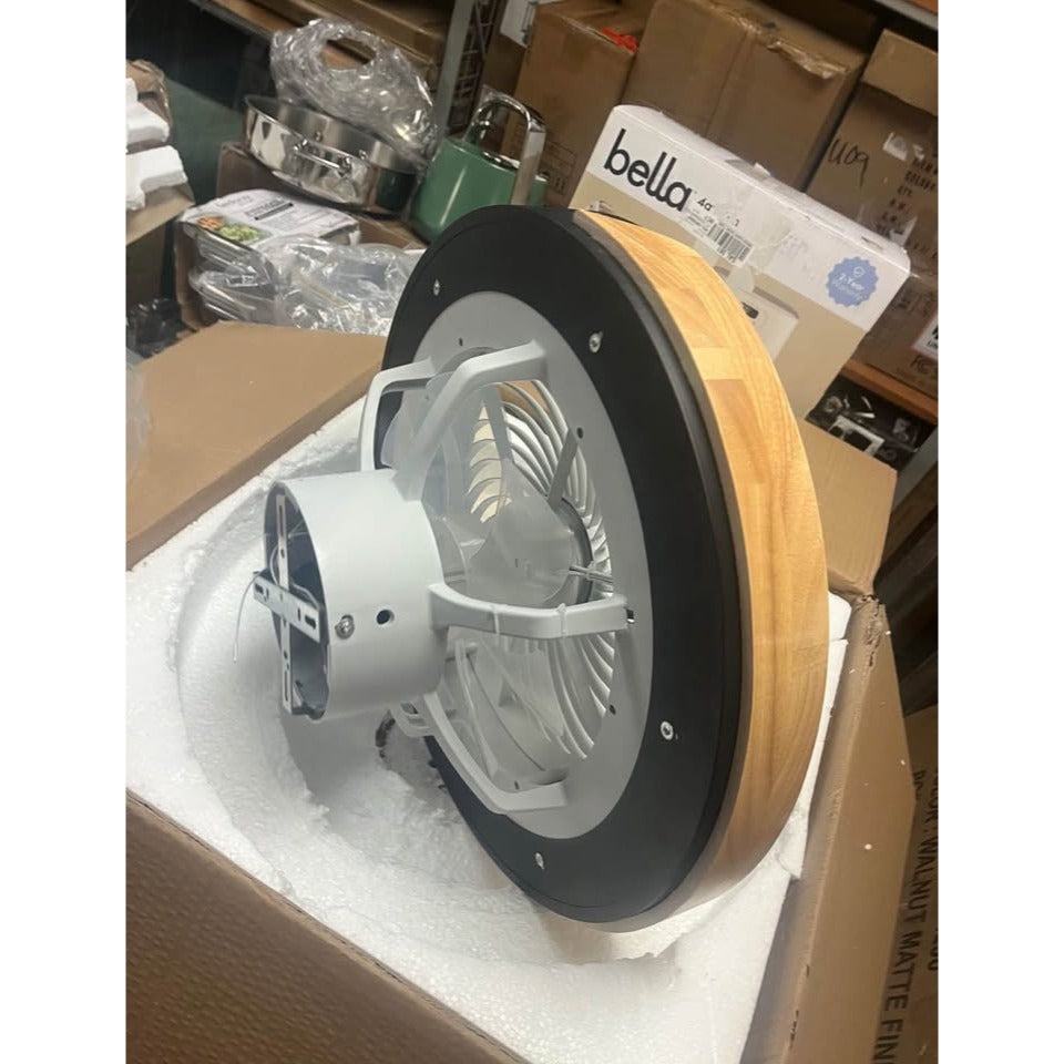USED "Orren Ellis Blodgett 19.75”- Blade LED Smart Bladeless Ceiling Fan with Remote Control and Lig
