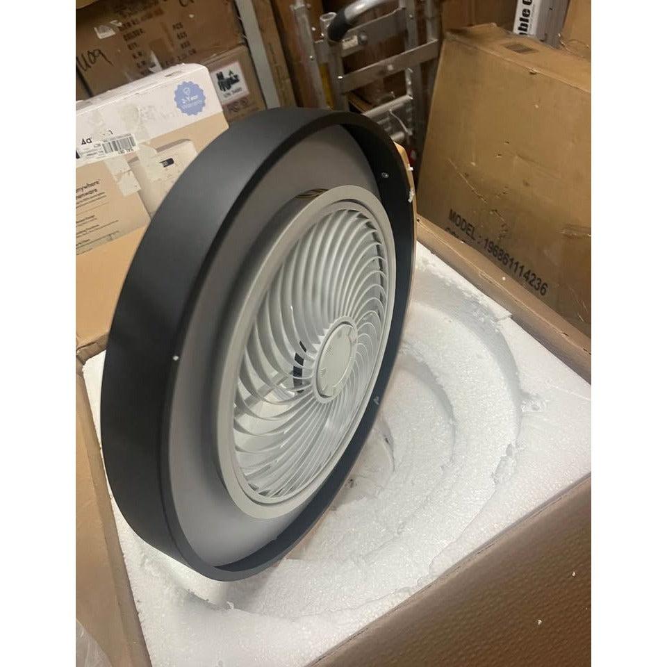 USED "Orren Ellis Blodgett 19.75”- Blade LED Smart Bladeless Ceiling Fan with Remote Control and Lig