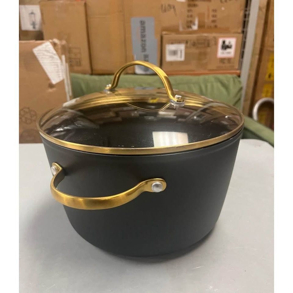 Farberware Forged Induction Ceramic Nonstick Cookware Stockpot with Lid, Dishwasher Safe, Suitable f