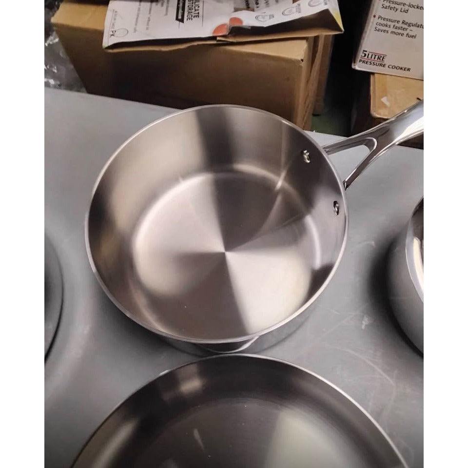 Valencia Pro Stainless Steel Uncoated 10-piece cookware set READ DESCRIPTION!!!