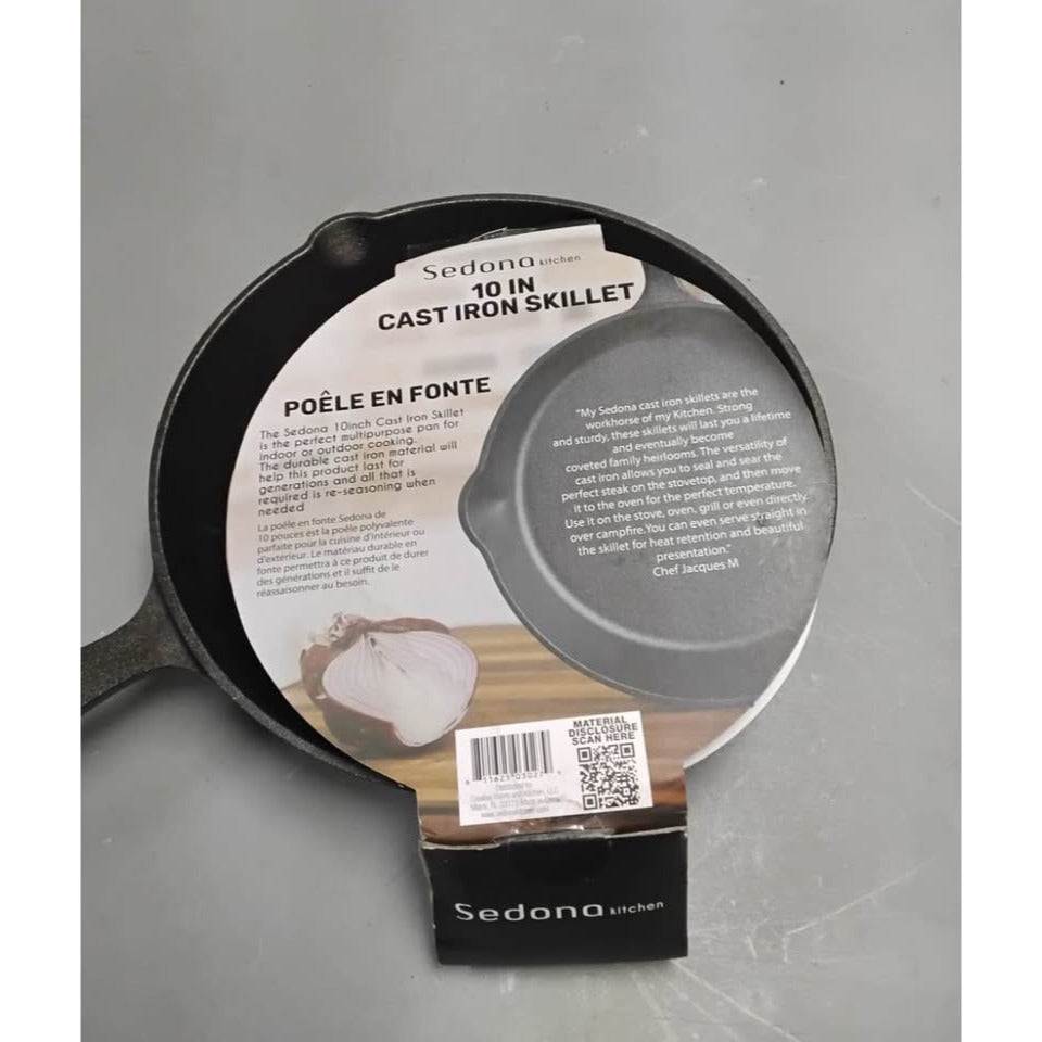 Sedona Kitchen 10"" cast iron skillet"