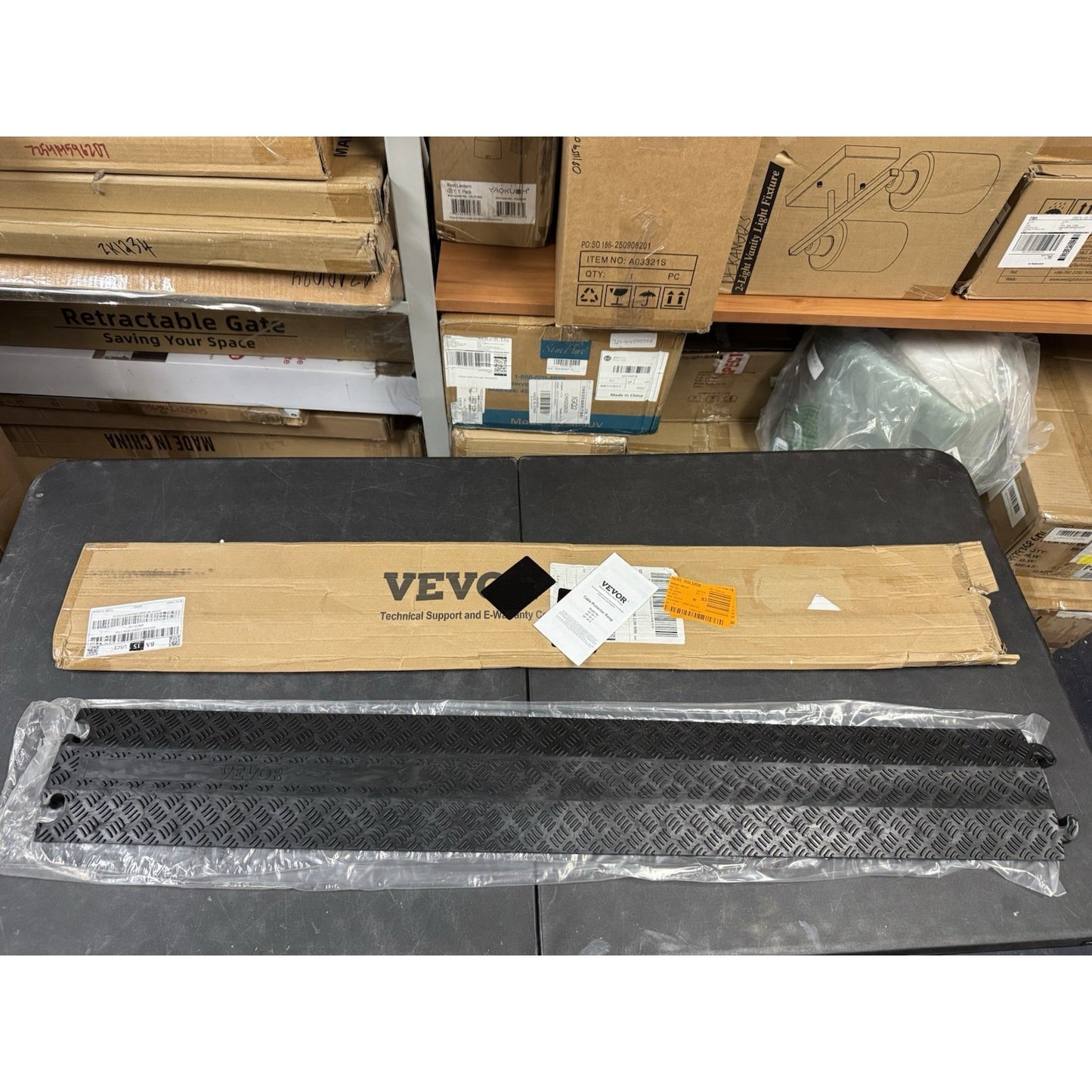 SKYSHALO Drop Over Cable Cover Ramp, Heavy Duty Cable