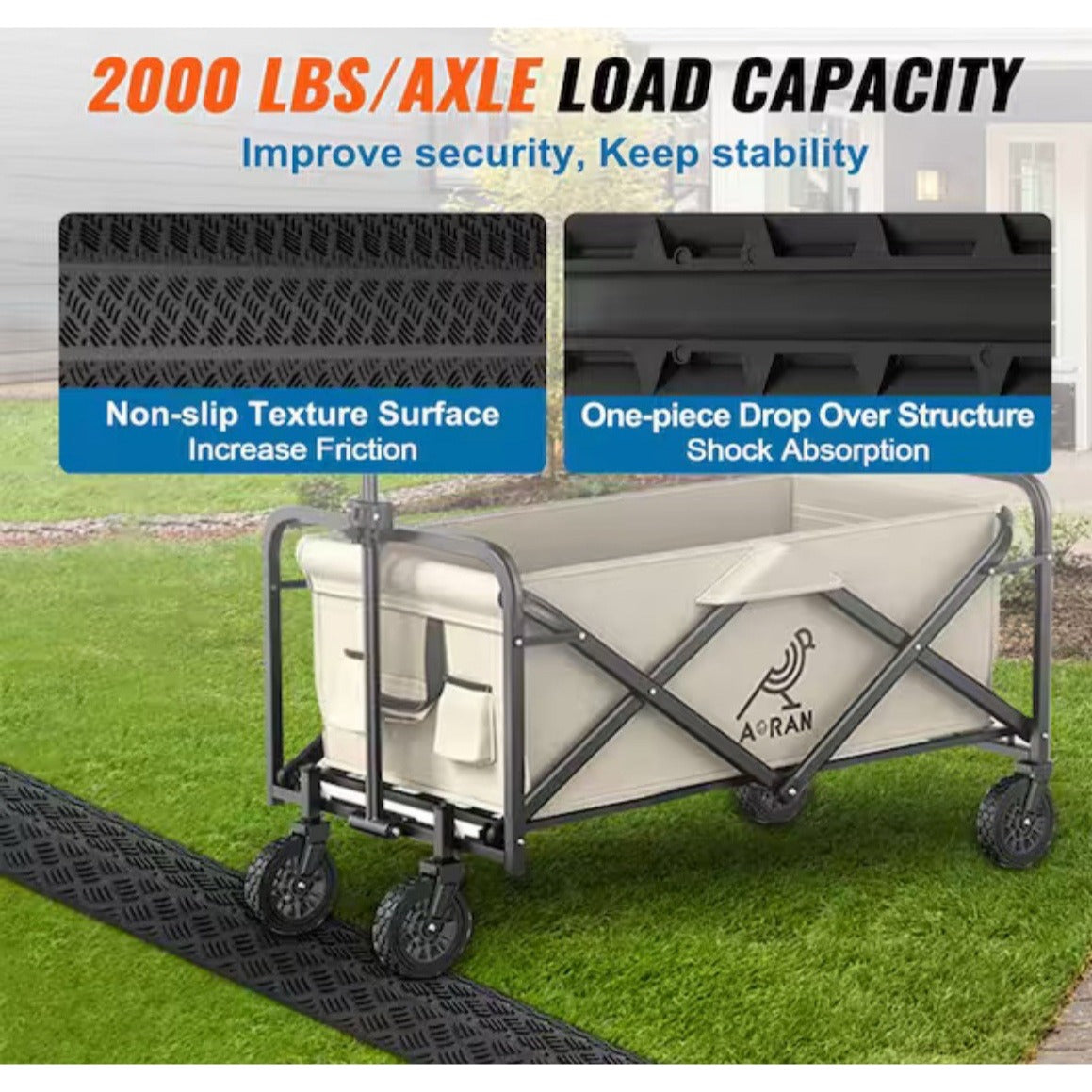 SKYSHALO Drop Over Cable Cover Ramp, Heavy Duty Cable