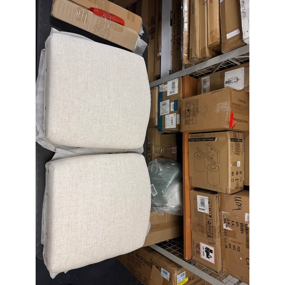 Arvad 19.7'' H Upholstered Dining Chair (Set of 2) Cream