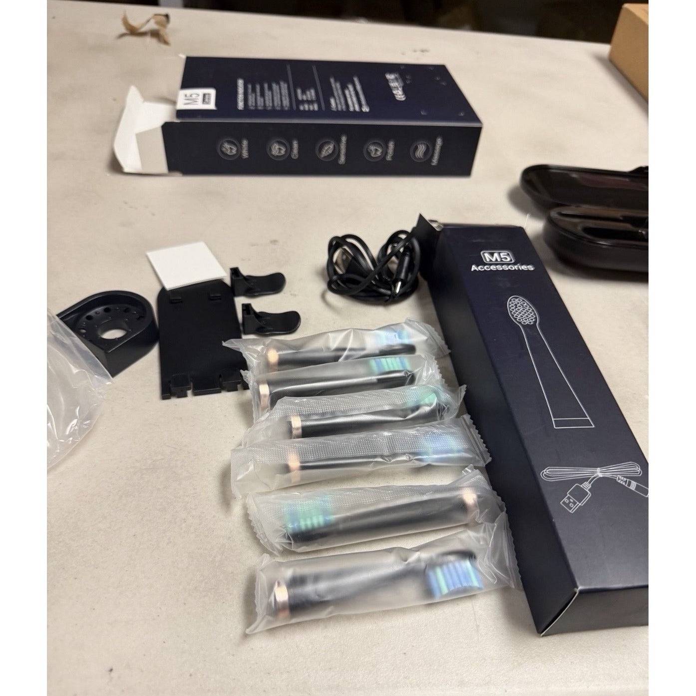 Sonic Electric Toothbrush for Adults - Rechargeable Electric Toothbrush with ...