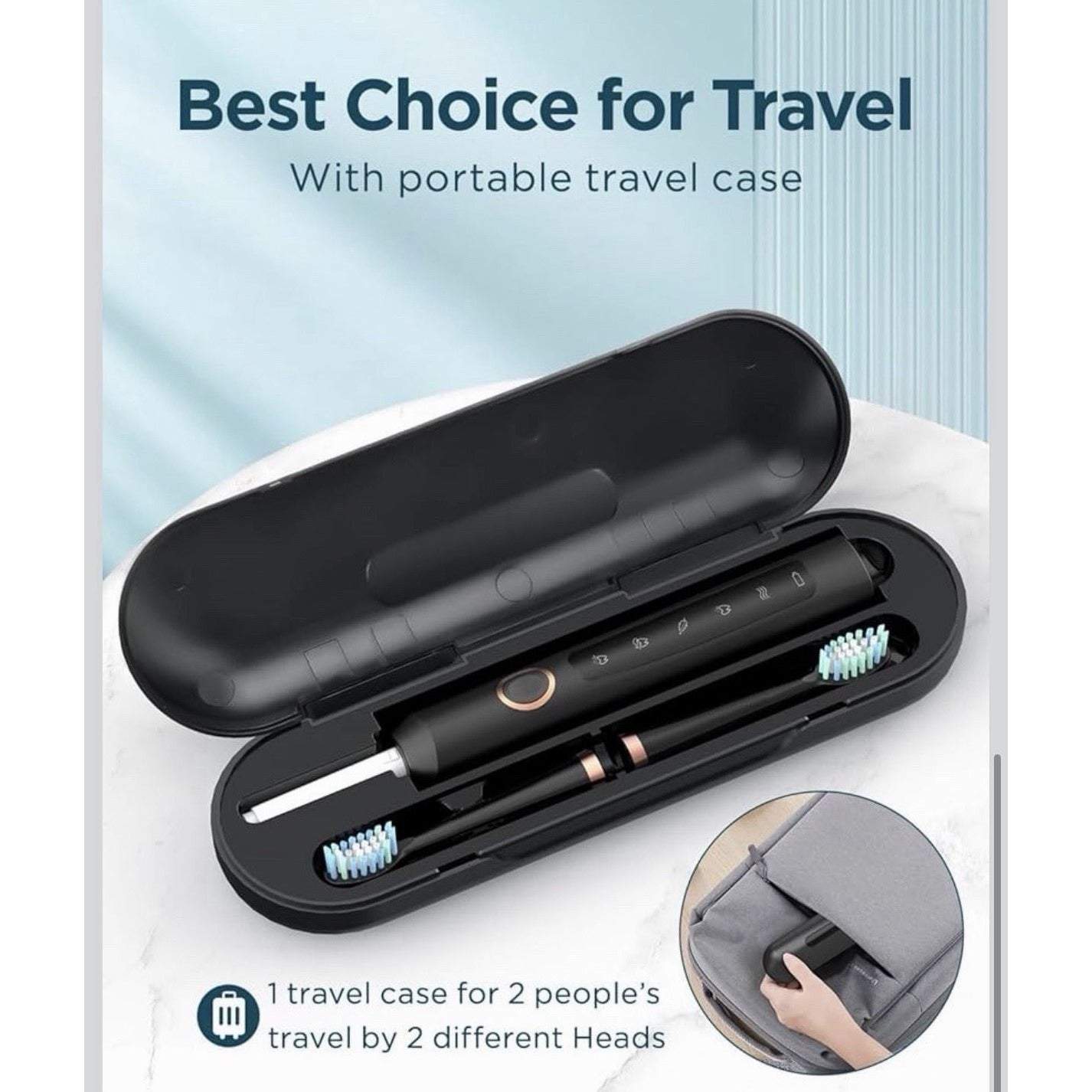 Sonic Electric Toothbrush for Adults - Rechargeable Electric Toothbrush with ...
