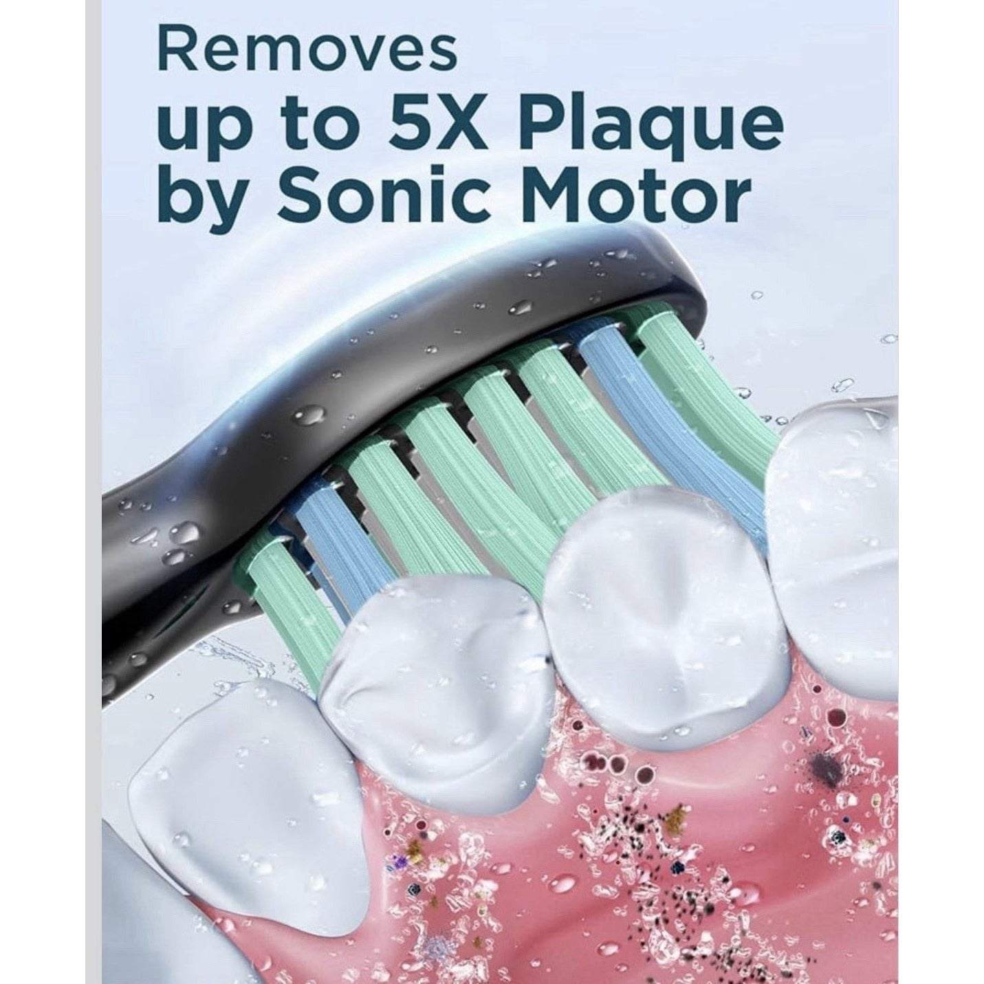Sonic Electric Toothbrush for Adults - Rechargeable Electric Toothbrush with ...