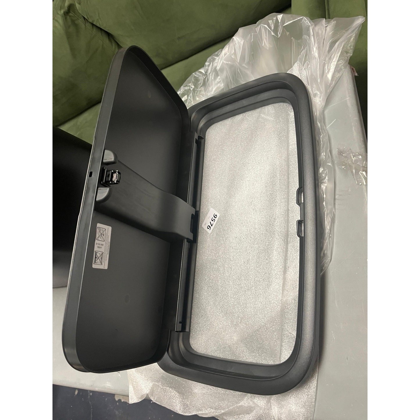 Brabantia Bo Touch Top Dual Trash Can 3 + 6 Gal Black Open Box