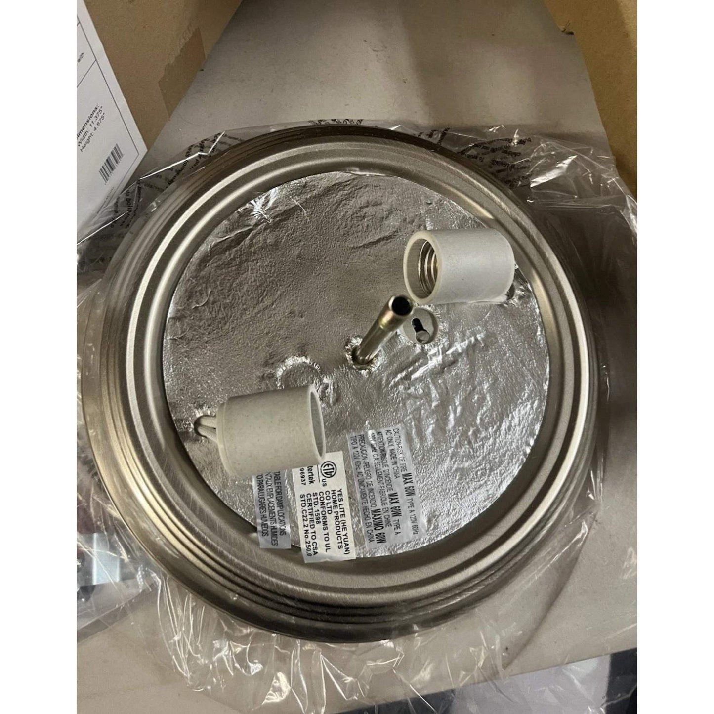 60/3261-Nuvo Lighting-Two Light Flush Mount-11.375 Inches Wide by 4.875 Inches High