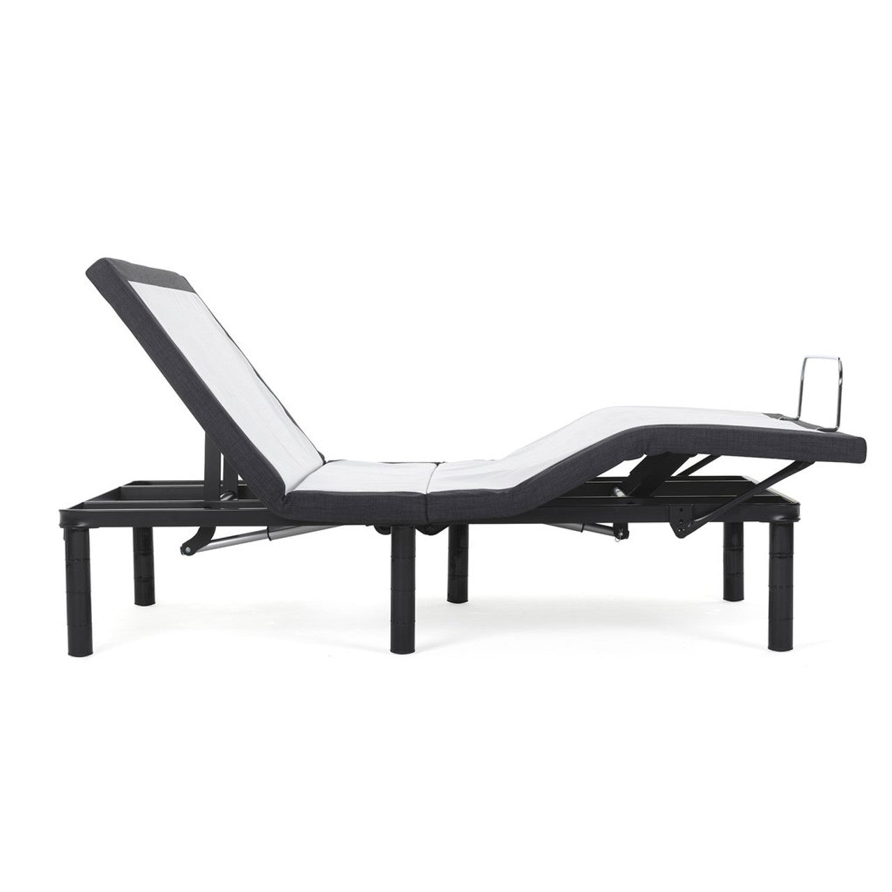Adjustable base MS200 with wireless remote, head and foot massage, ergonomic support, and easy tool-free assembly