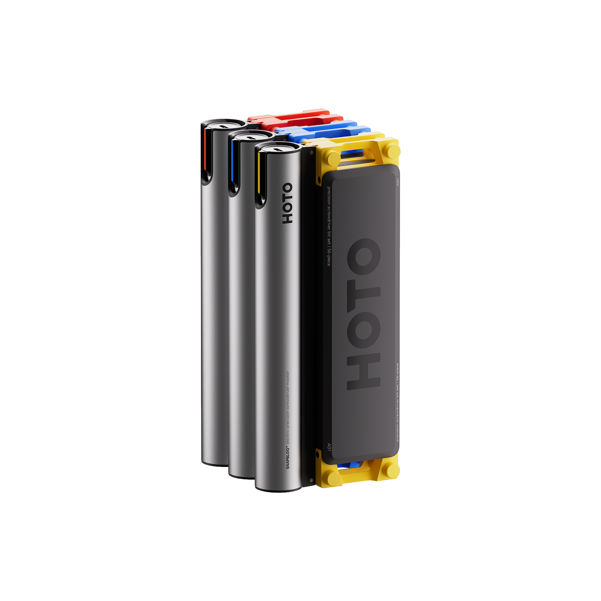 HOTO SNAPBLOQ SYSTEM modular tool set with brushless motor technology and stackable design