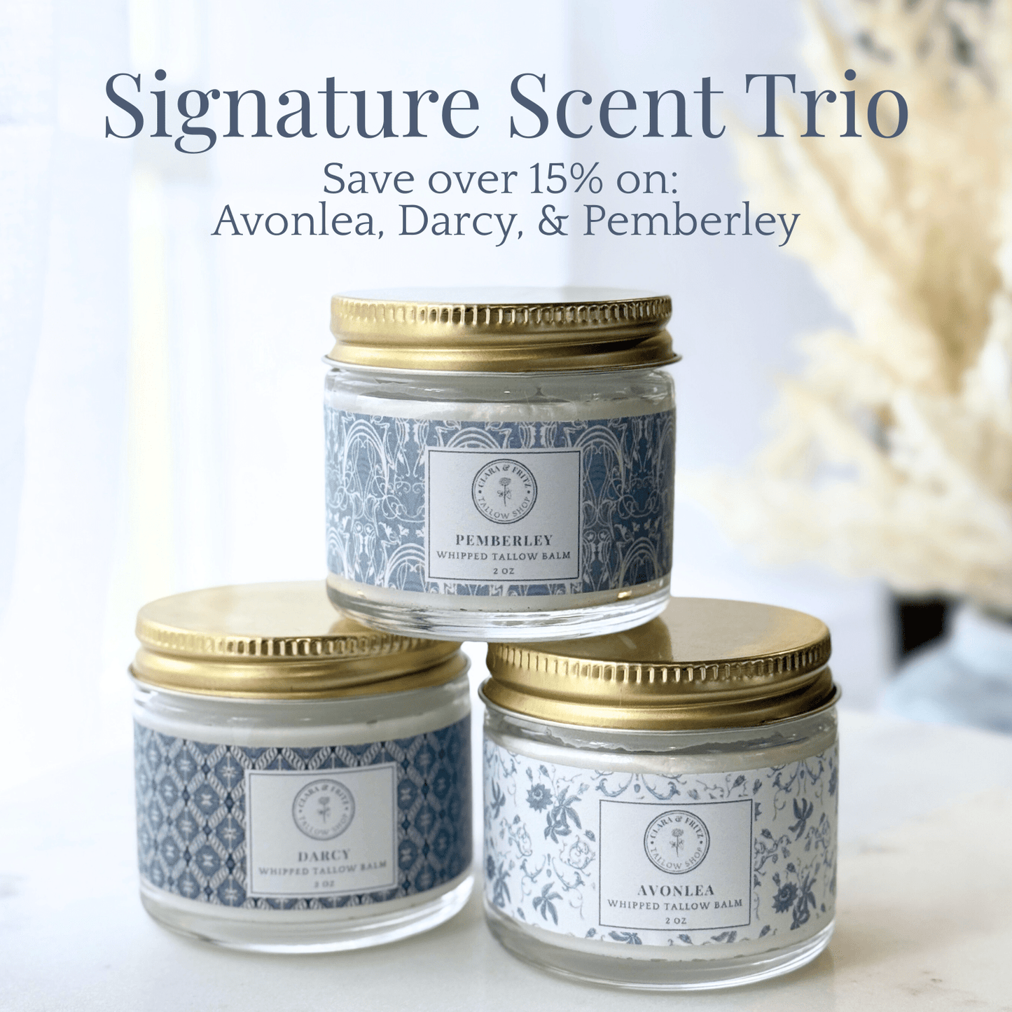 Avonlea Chamomile and Lavender Scented Whipped Tallow Balm