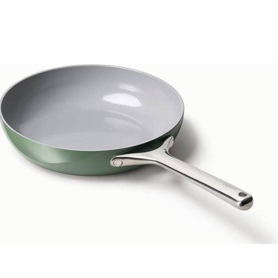 Caraway Nonstick Ceramic Frying Pan 10.5 inch 2.7 qt with PTFE-free coating oven safe up to 550°F