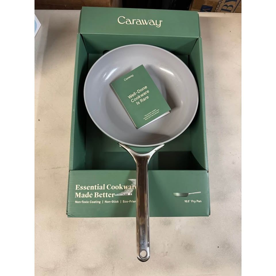 Caraway Nonstick Ceramic Frying Pan (2.7 qt, 10.5"") - Non Toxic"