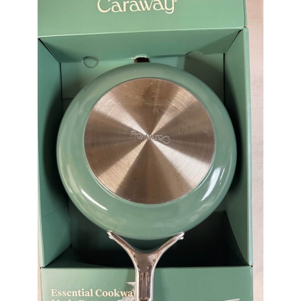 Caraway Nonstick Ceramic Frying Pan (2.7 qt, 10.5"") - Non Toxic"