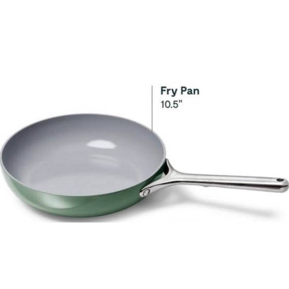 Caraway Nonstick Ceramic Frying Pan (2.7 qt, 10.5"") - Non Toxic"