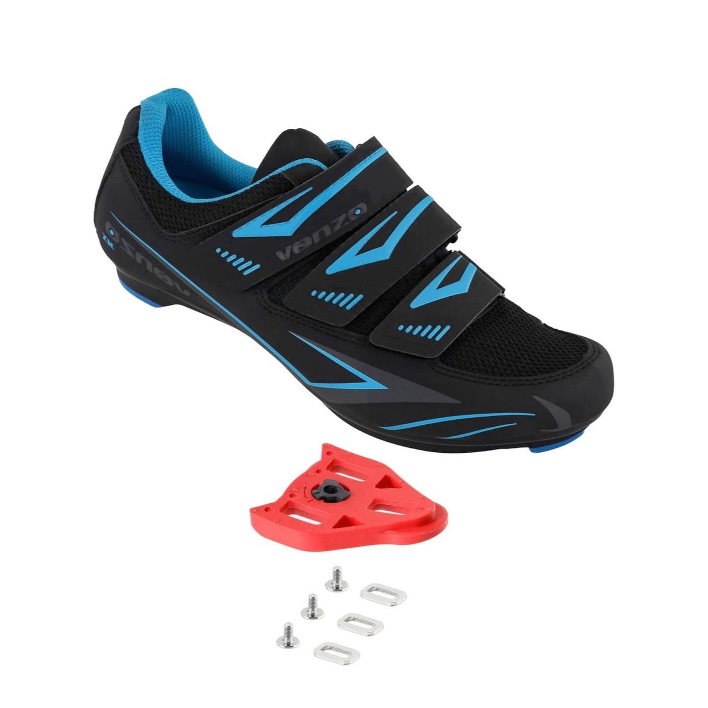 Venzo Women's Look Delta bicycle shoes size 6.5 lightweight breathable adjustable straps