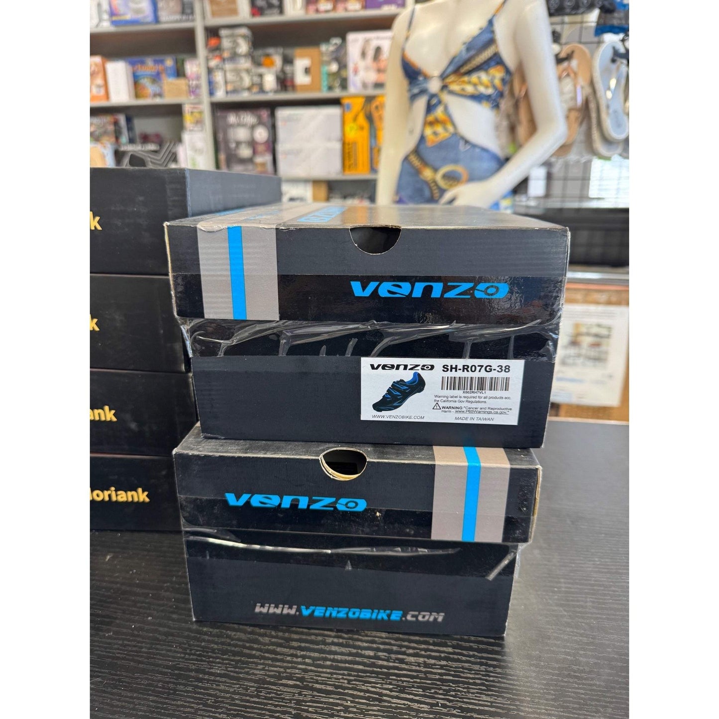 Venzo Womens Look Delta women’s bicycle shoes