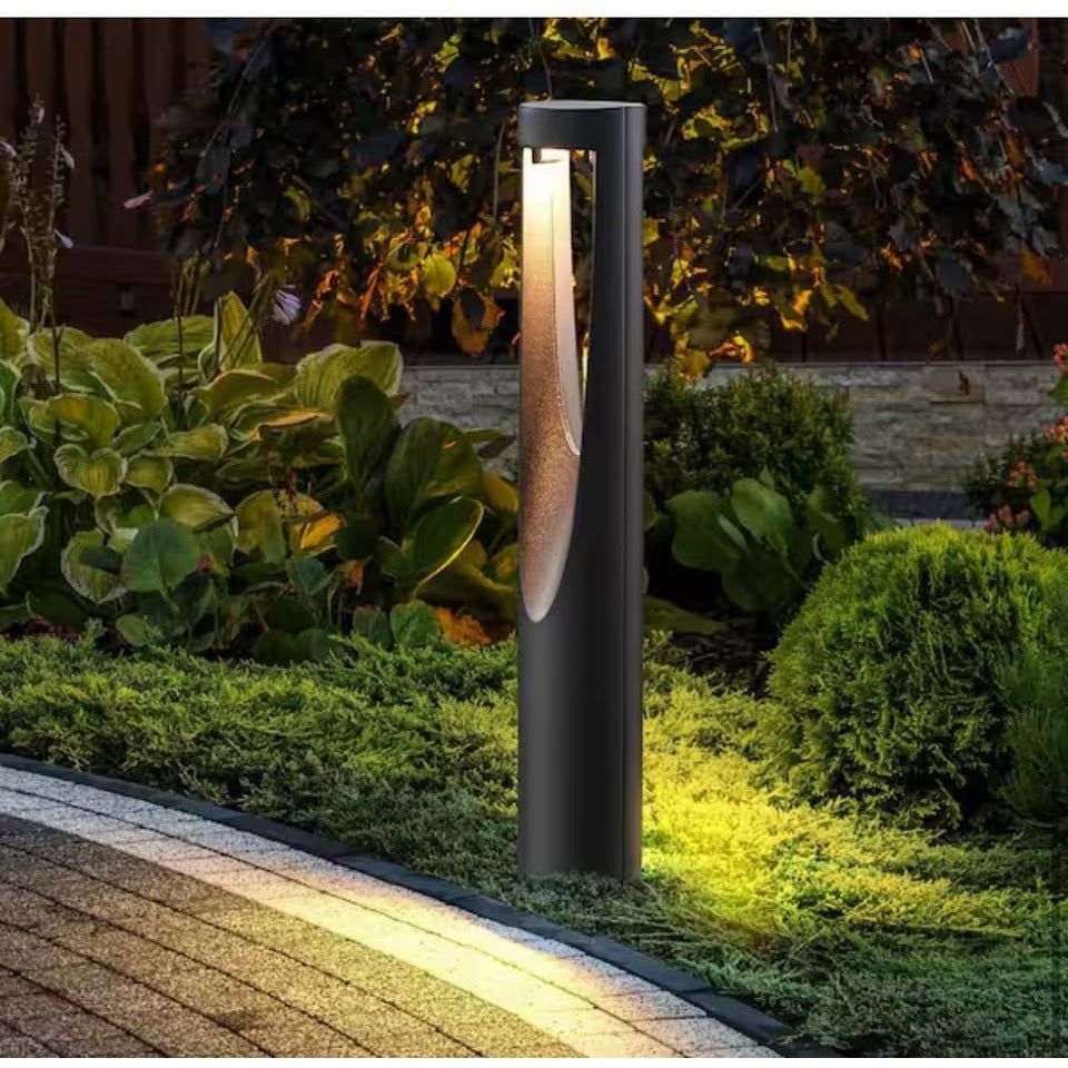 EDISHINE150 Lumens Low Voltage Black Hardwired Integrated LED Outdoor Waterproof Landscape Path Dou