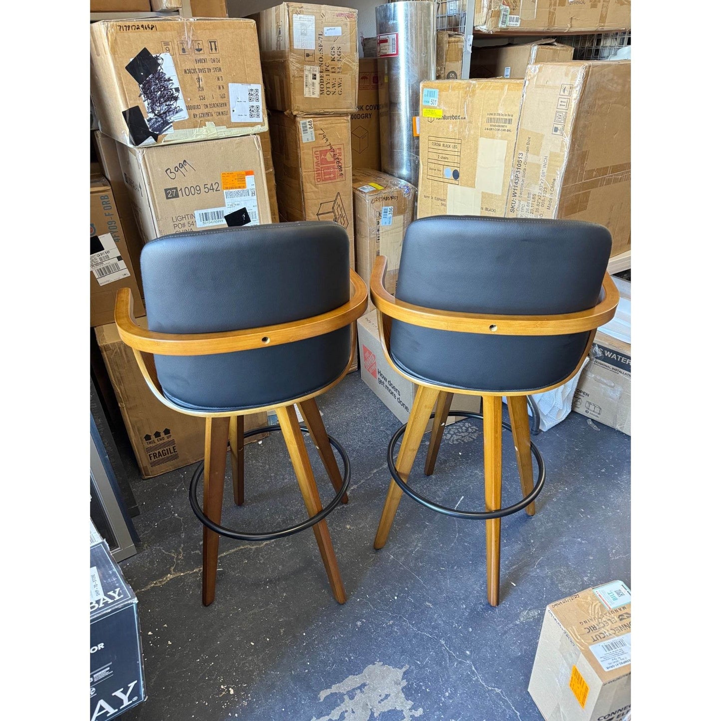 Sitaram Swivel Bar Stools (Set of 2) By Corrigan Studio