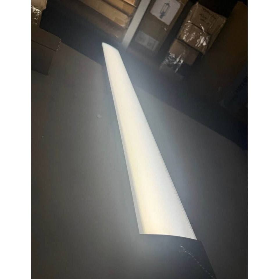 Metalux SHP 46 in. 128-Watt Equivalent, 10000-Lumens Integrated LED, White Shop Light,Commercial/Res
