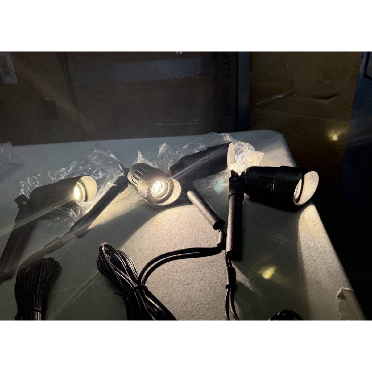 Low Voltage Black Dusk to Dawn Plug-In-Go Combo Integrated LED Landscape Light K