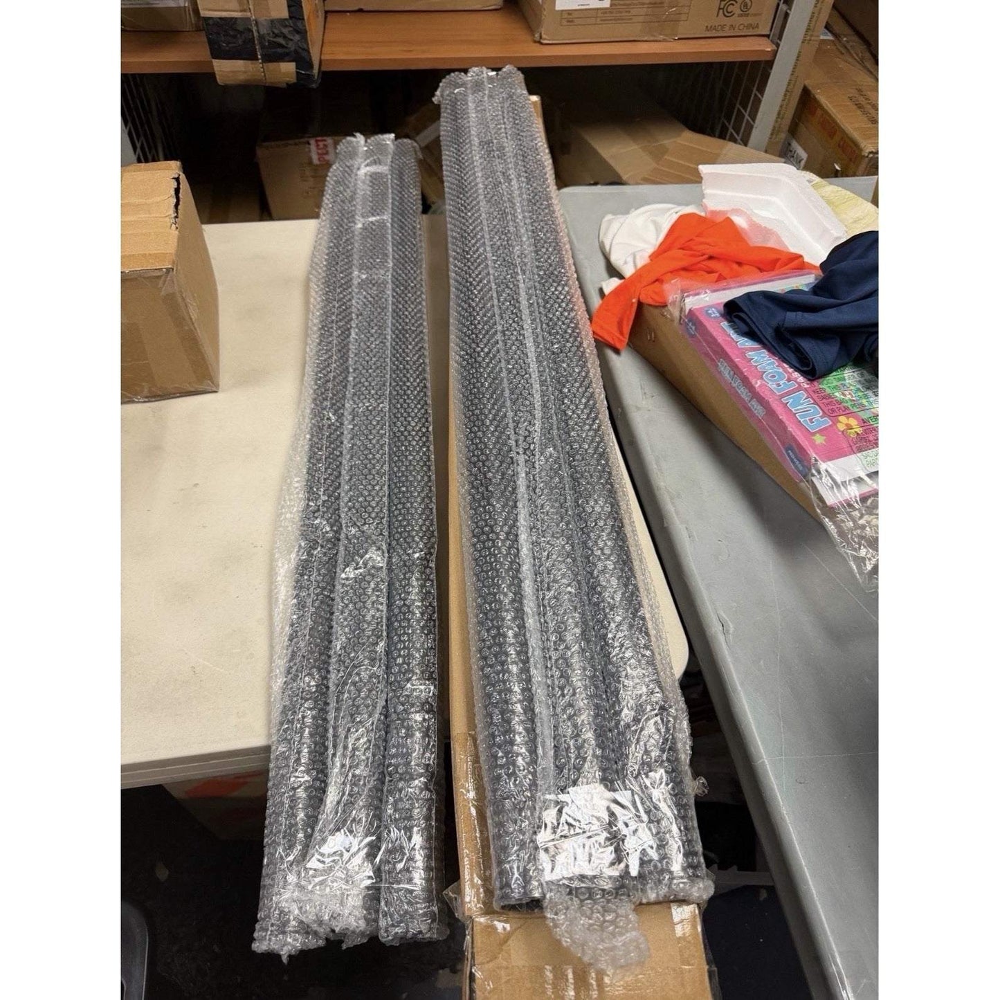 EXCELLO GLOBAL PRODUCTS String Light Poles-2 Pack-Extends to 10 Feet – Deck