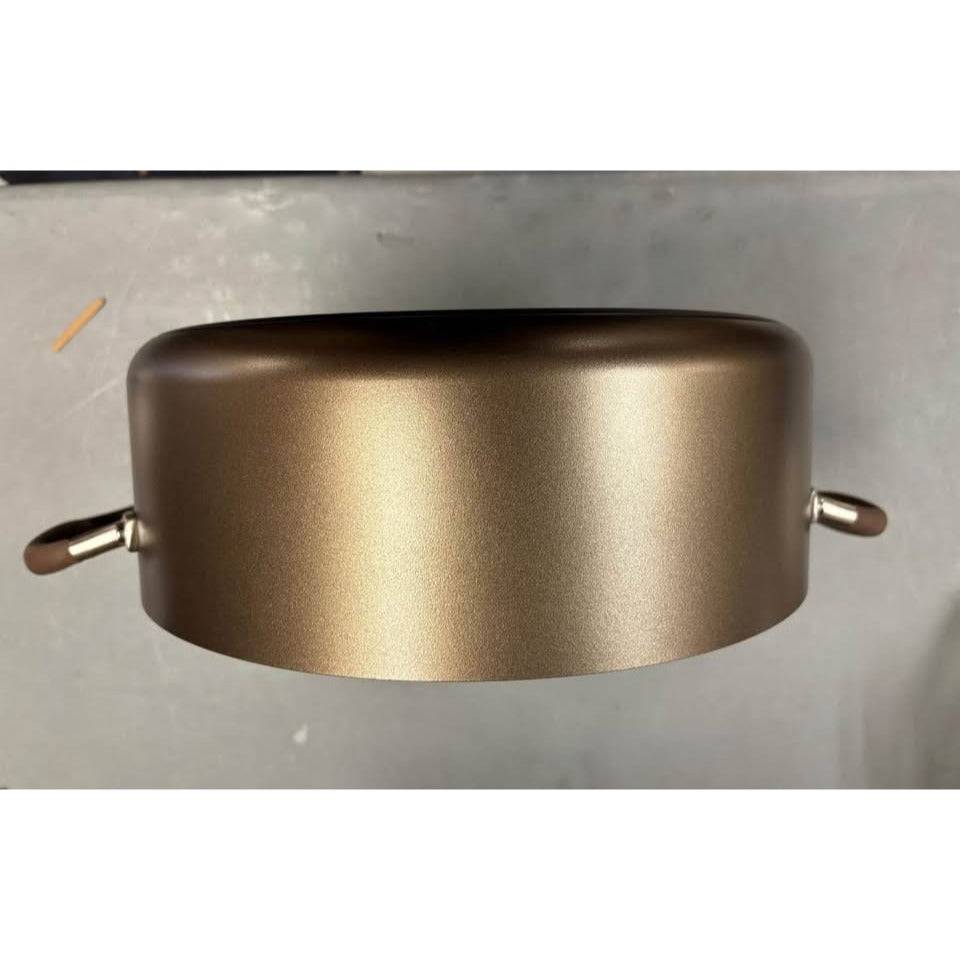Anolon Advanced Home Hard-Anodized Nonstick Wide Stock Pot/Stockpot (7.5-Quart, Bronze