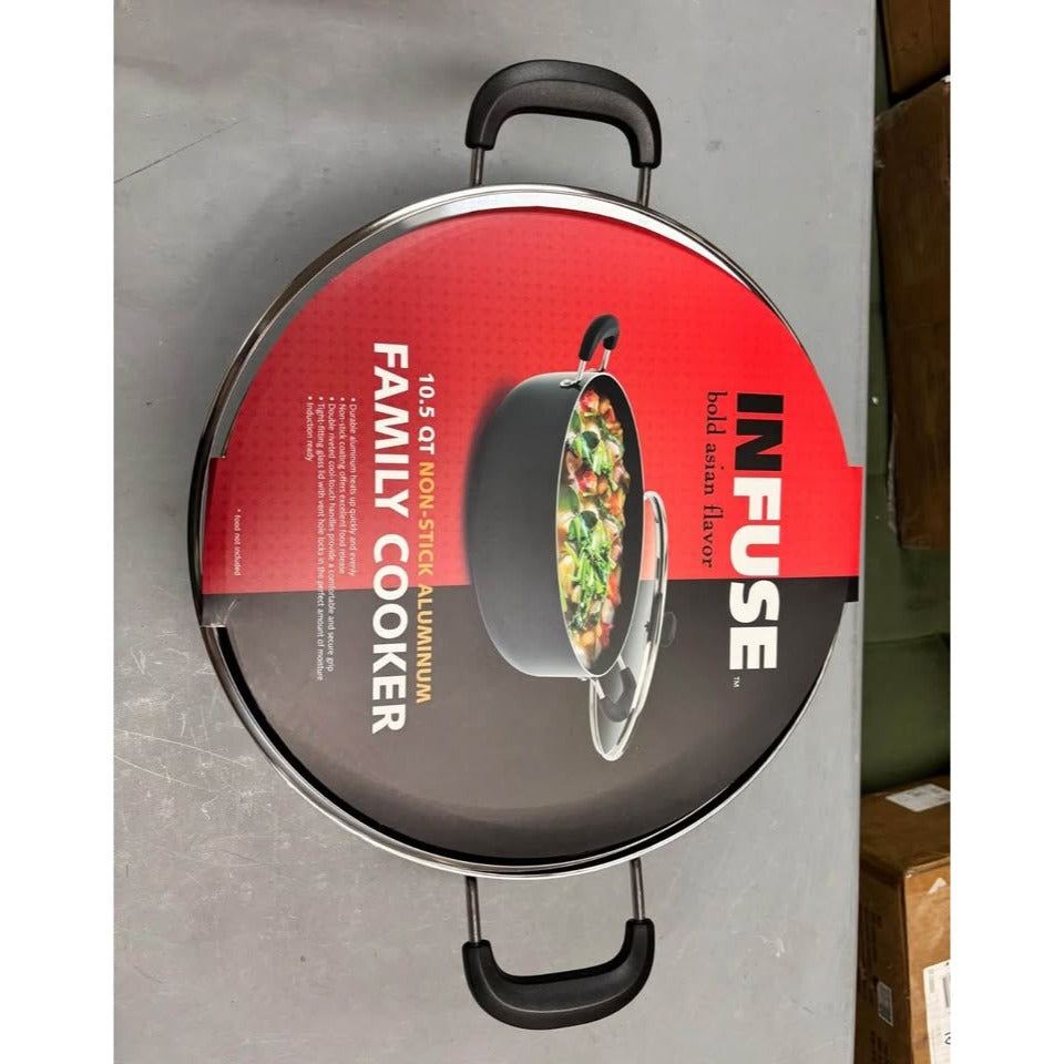 Infuse 10.5qt Family Cooker Black
