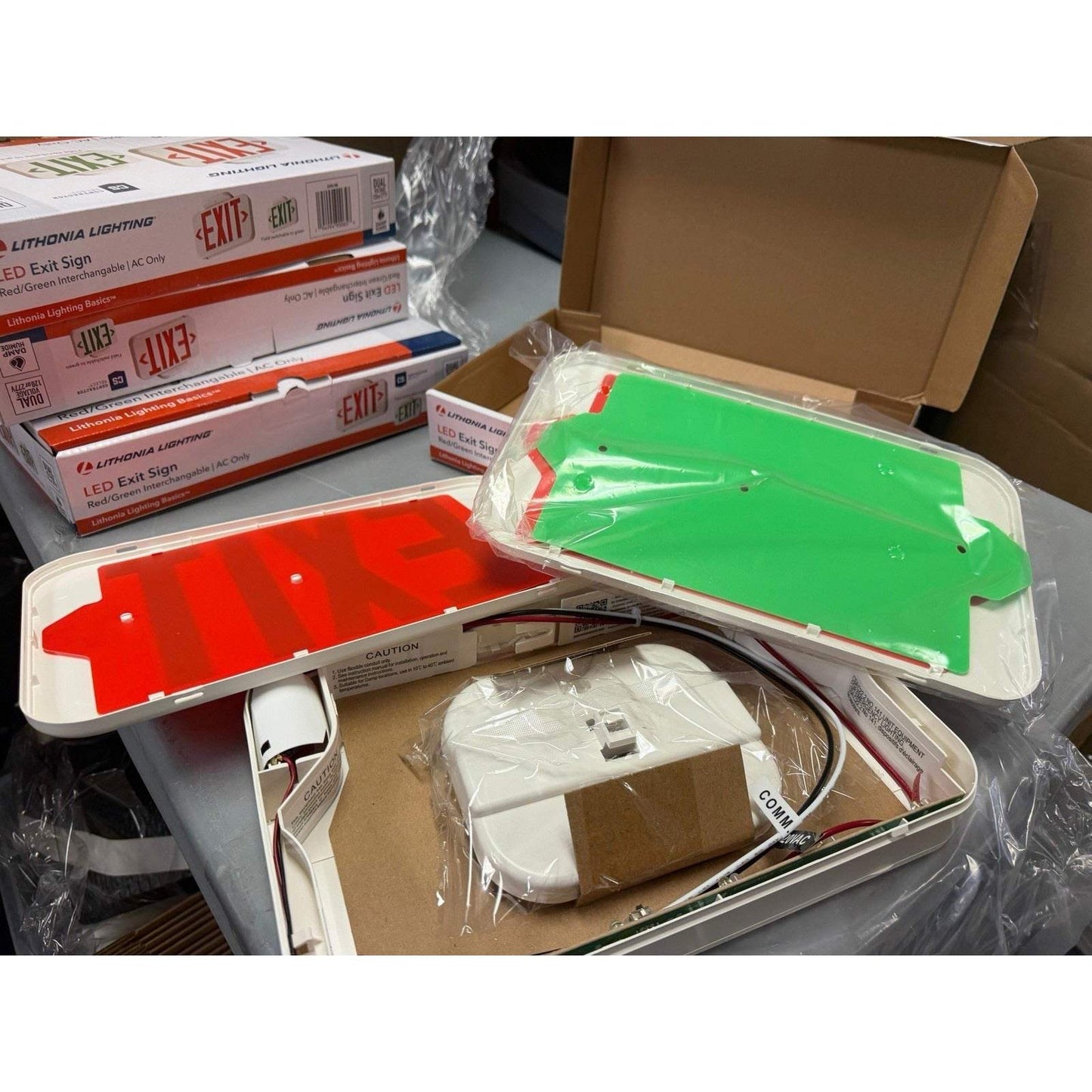 Lithonia Lighting Contractor Select Integrated LED White Exit Sign