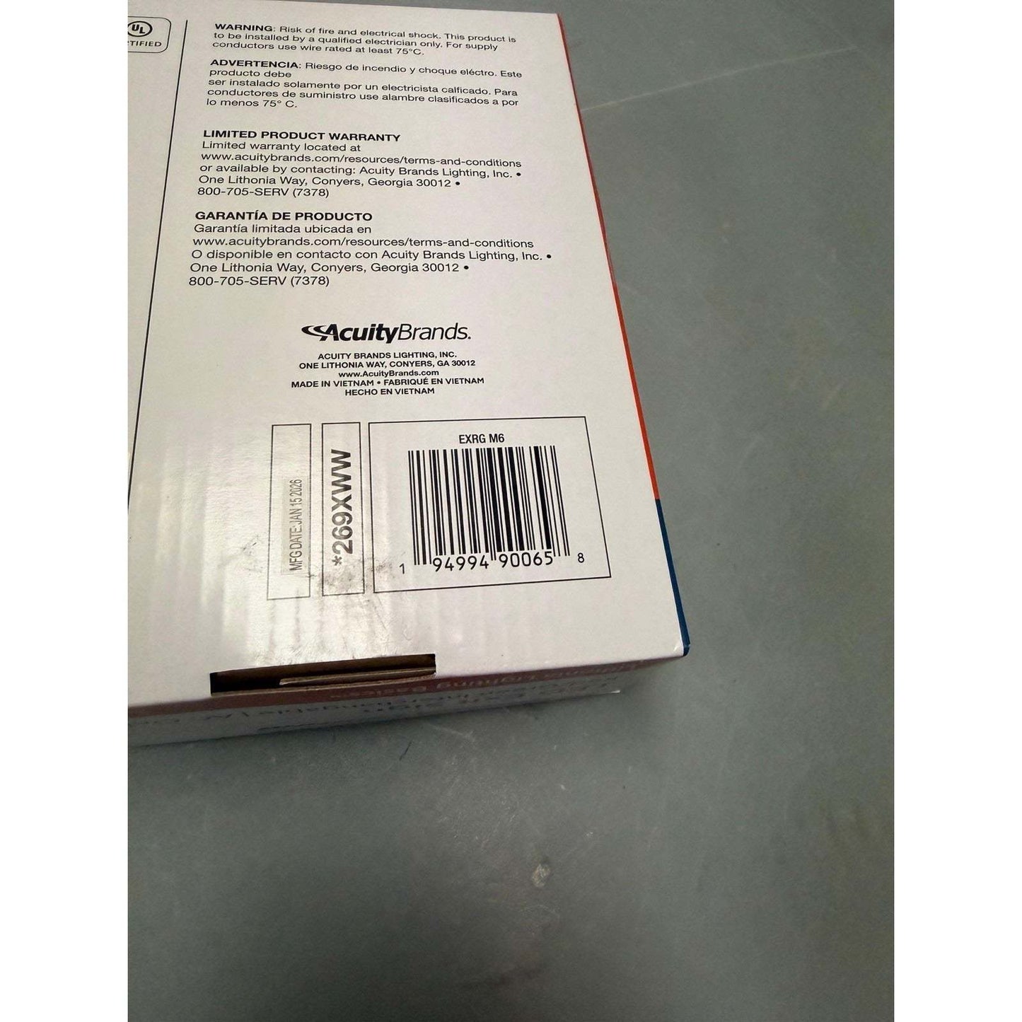 Lithonia Lighting Contractor Select Integrated LED White Exit Sign