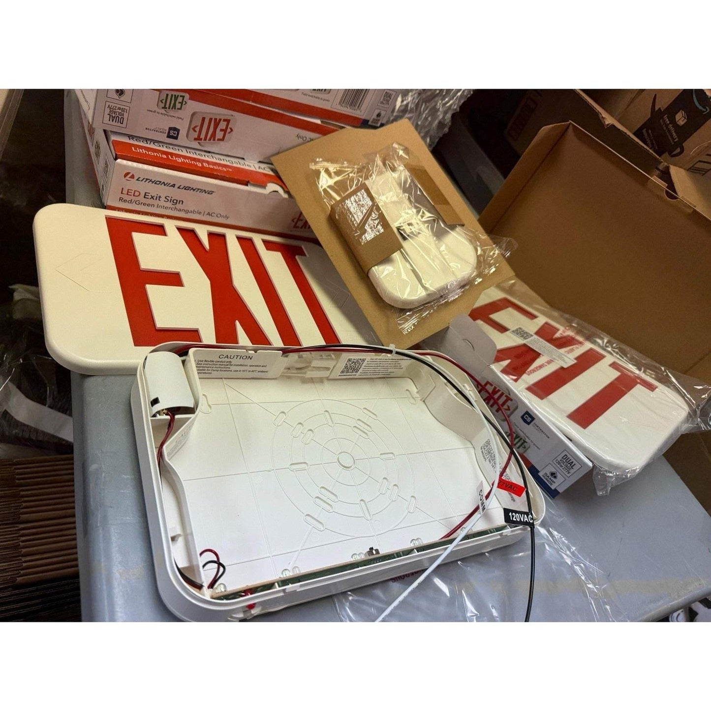 Lithonia Lighting Contractor Select Integrated LED White Exit Sign