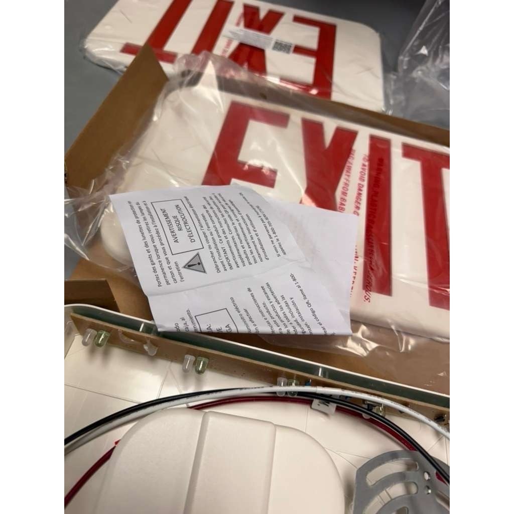 Lithonia Lighting Contractor Select Integrated LED White Exit Sign