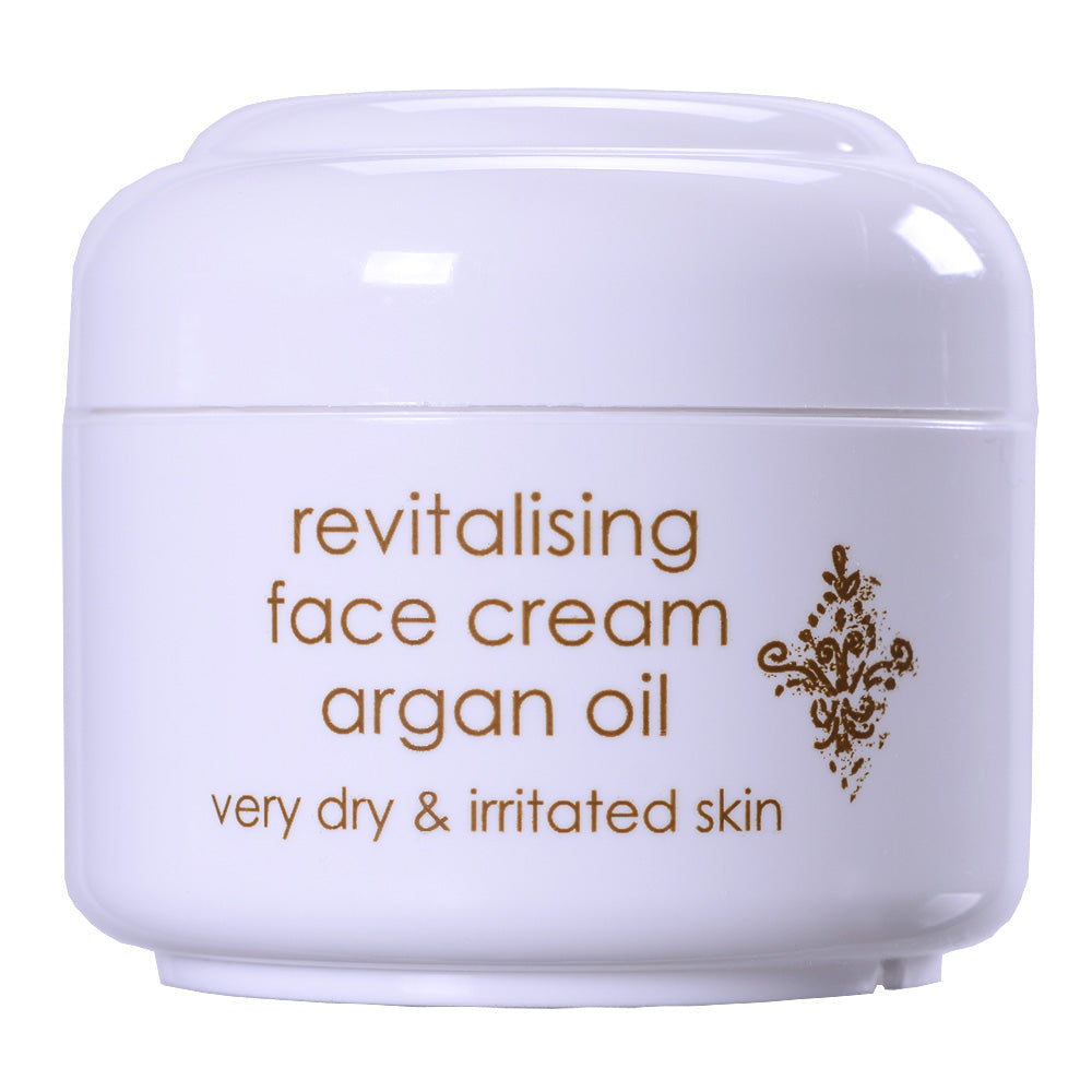 Argan Oil Face Cream for dry and irritated skin, revitalizing with natural argan oil and vitamin E
