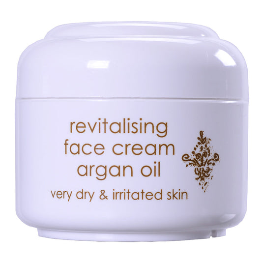 Argan Oil Face Cream for dry and irritated skin, revitalizing with natural argan oil and vitamin E