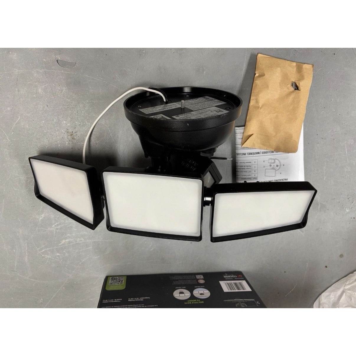 Halo Next Gen Hardwired LED Security Floodlight, 3 Head w/ Motion