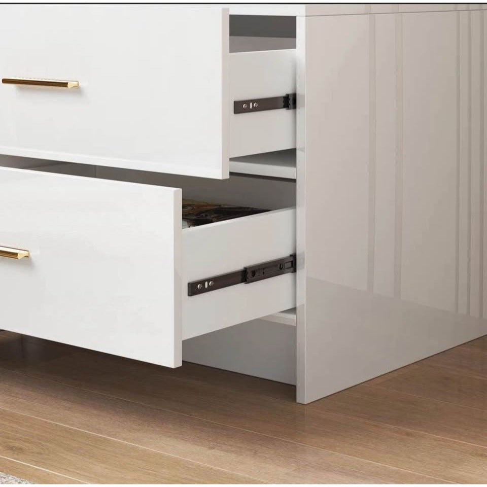 Wade Logan Ashten 2 drawer nightstand