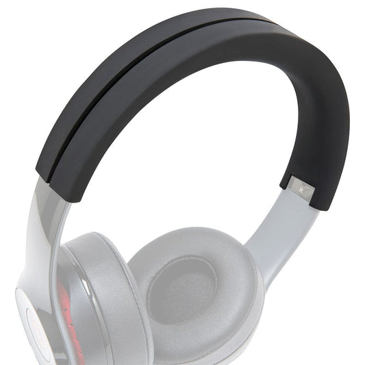 Black silicone Beats Solo headband cover for extended headphone protection and personalized style.
