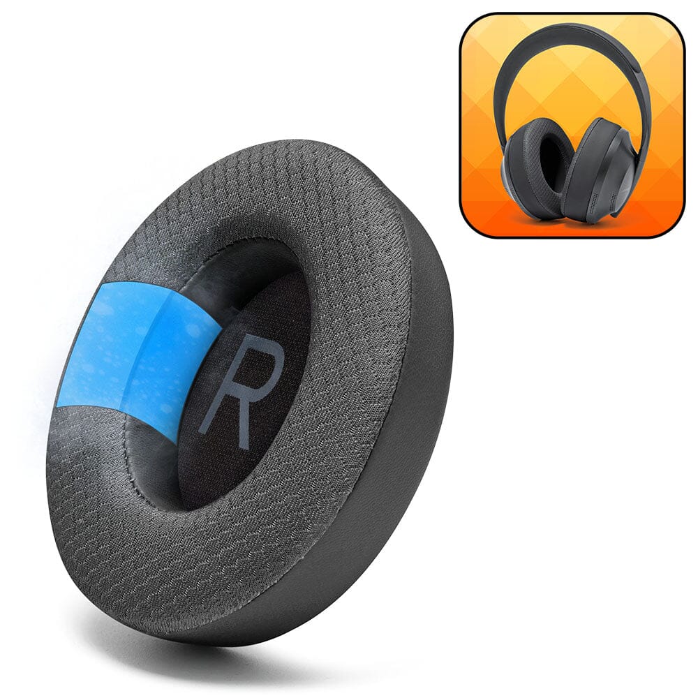 Bose NC 700 replacement cooling gel earpad in black for noise cancelling headphones