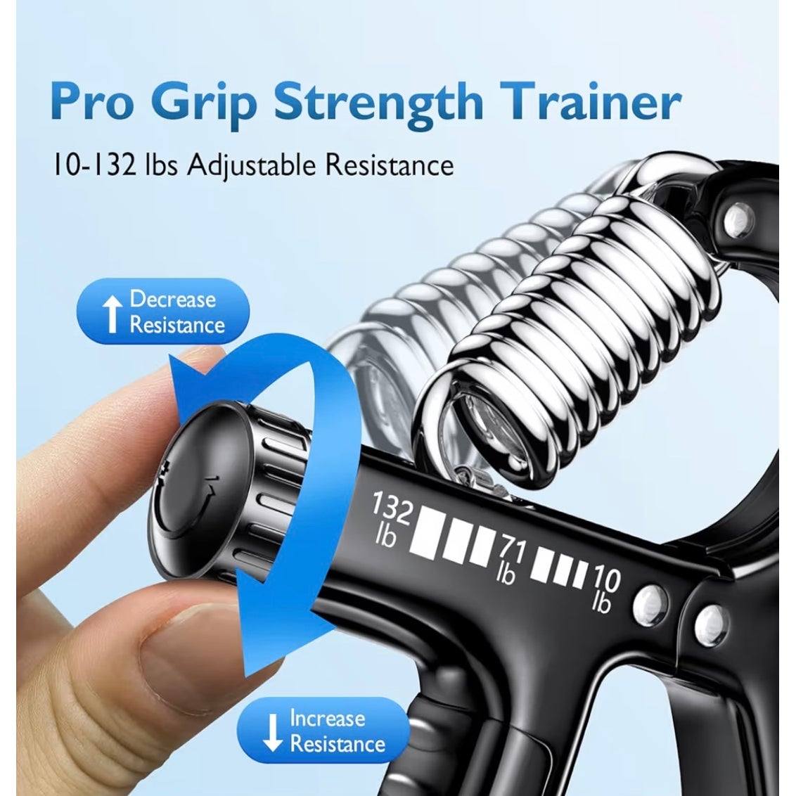 FitBeast Grip Strengthener Forearm Strengthener, Adjustable Hand Grip