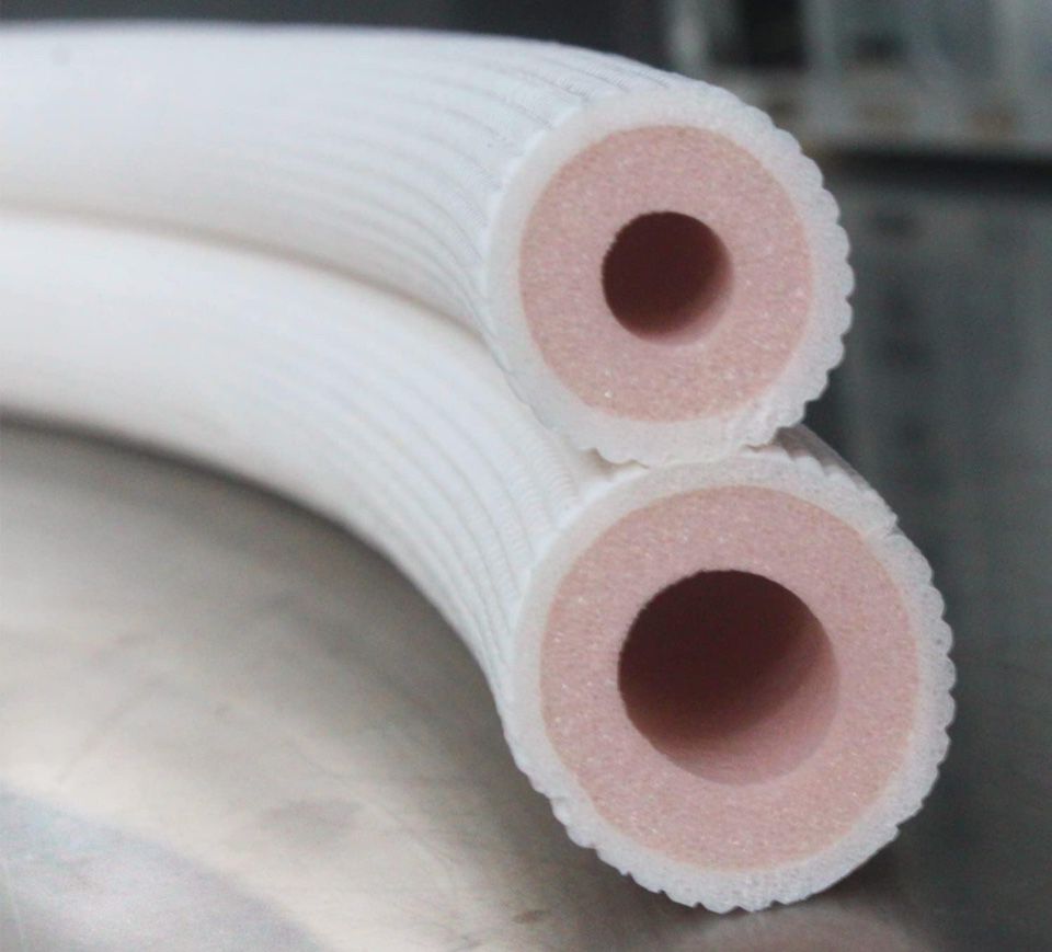 TADERUILY 50 Ft Air Conditioning Copper Tubing Pipe Extension, 1/4" 1/2" 3/8" PE Thickened for Mini Split AC and Heating Equipment Insulated Coil Line - Selzalot
