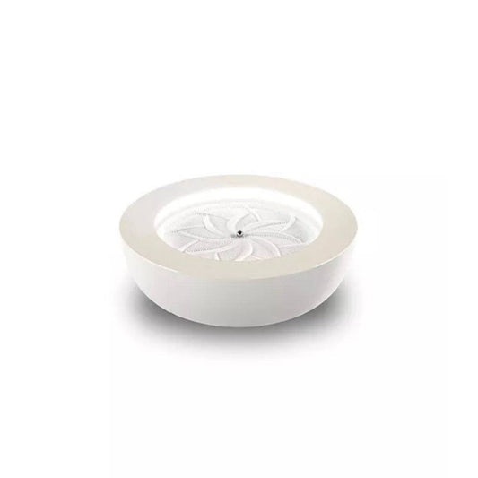 HoMedics Drift 16-inch cream meditation sand table with customizable LED lighting and Bluetooth features