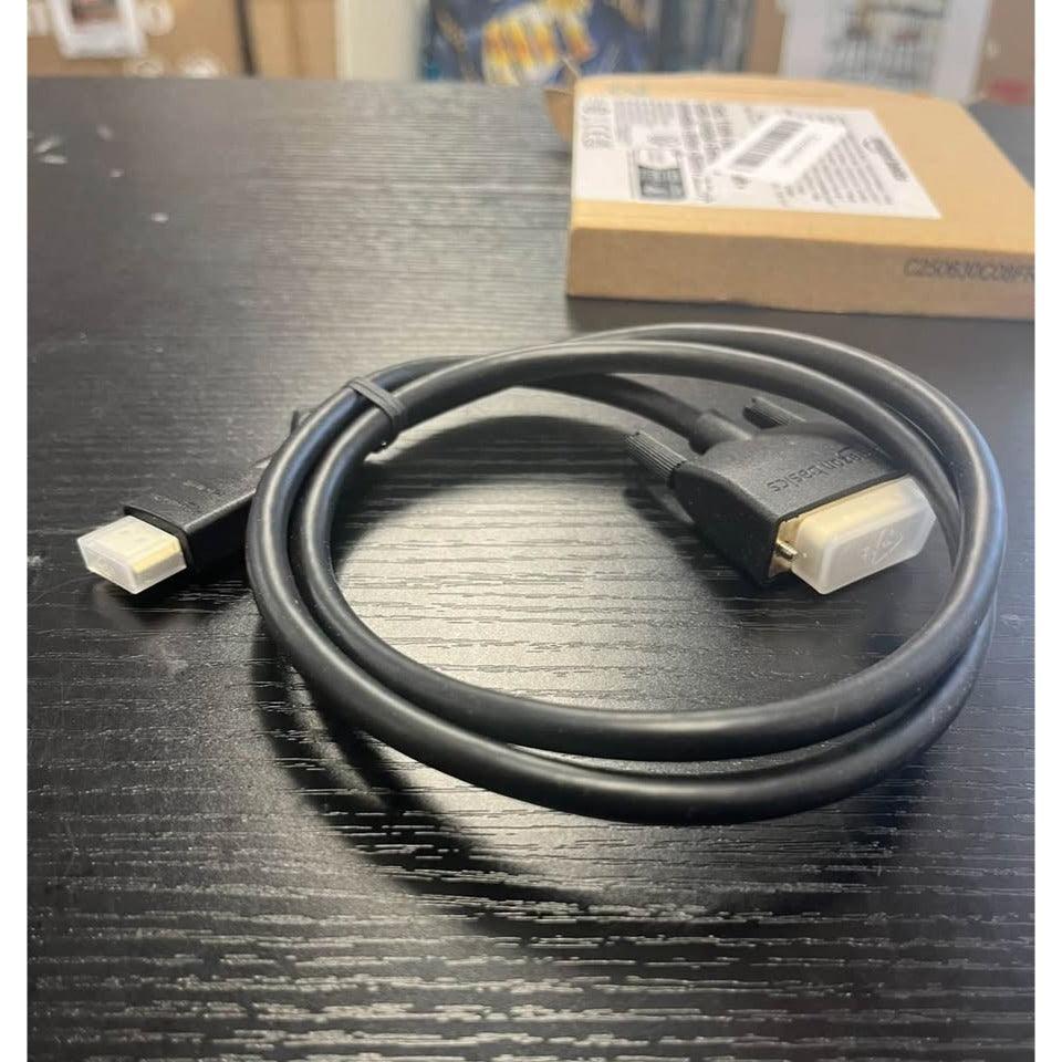 Amazon Basics HDMI to DVI Adapter Cable, Bi-Directional 1080P, Gold-Plated Connectors, 3 ft/0.9 m, B