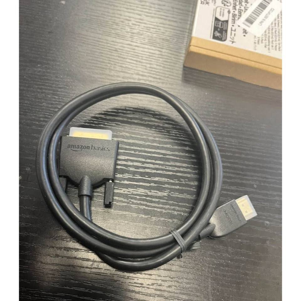 Amazon Basics HDMI to DVI Adapter Cable, Bi-Directional 1080P, Gold-Plated Connectors, 3 ft/0.9 m, B