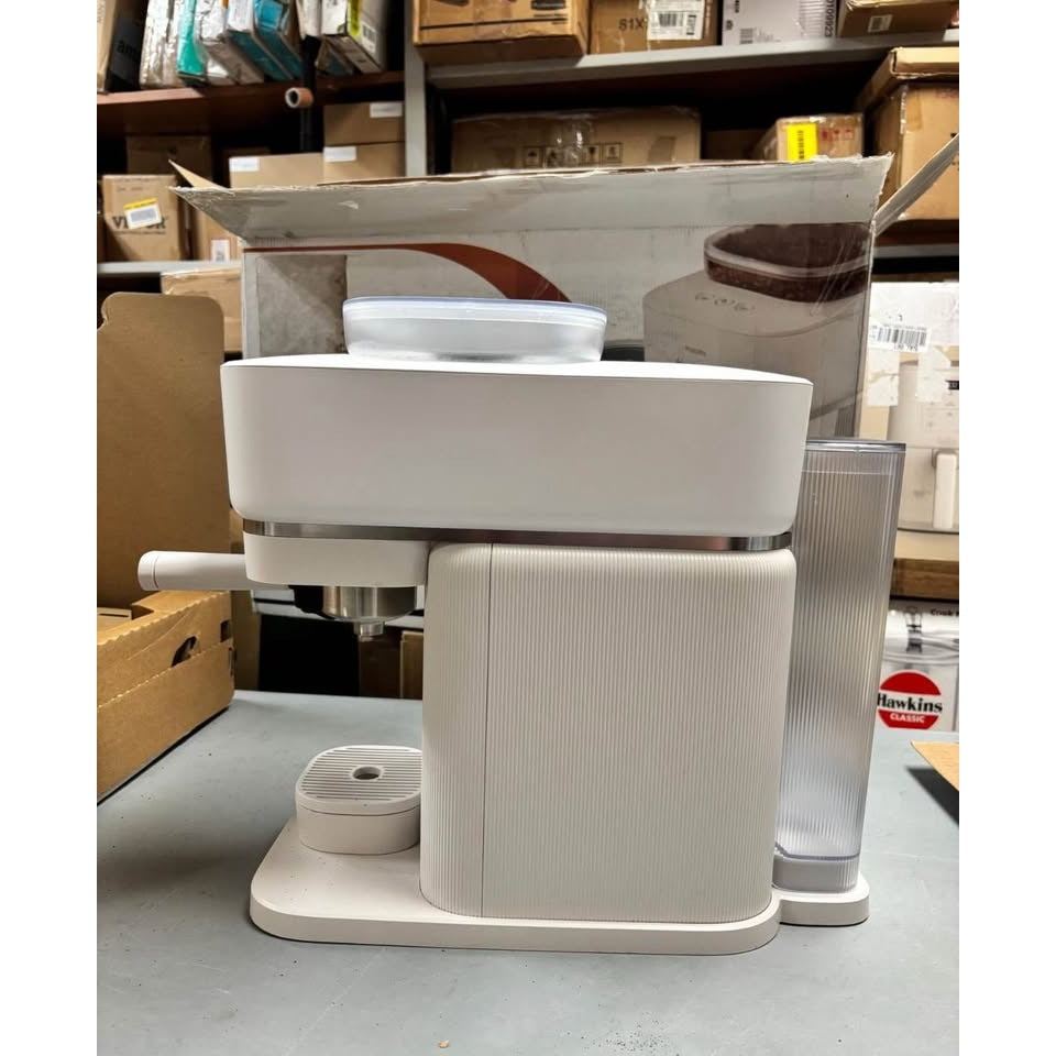 USED Philips Baristina Espresso Machine+Milk Frother Bundle. Real espresso. Compact coffee machine,