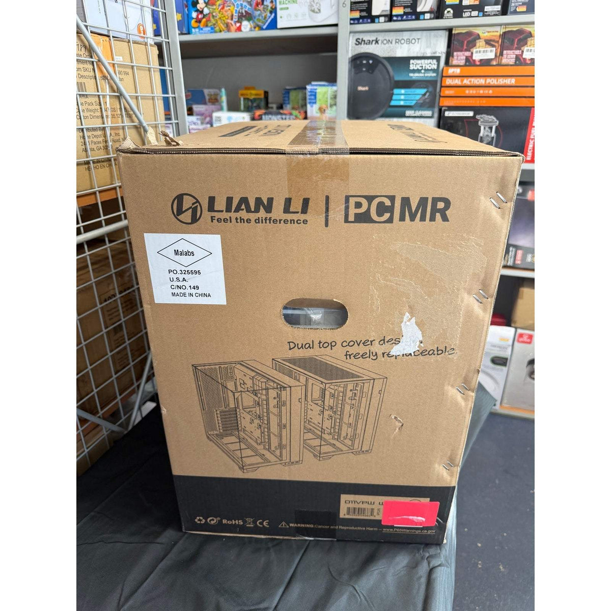 Lian Li O11 Vision Compact ATX PC Case, Back-Connect, White (O11VPW)
Compact dual-chamber